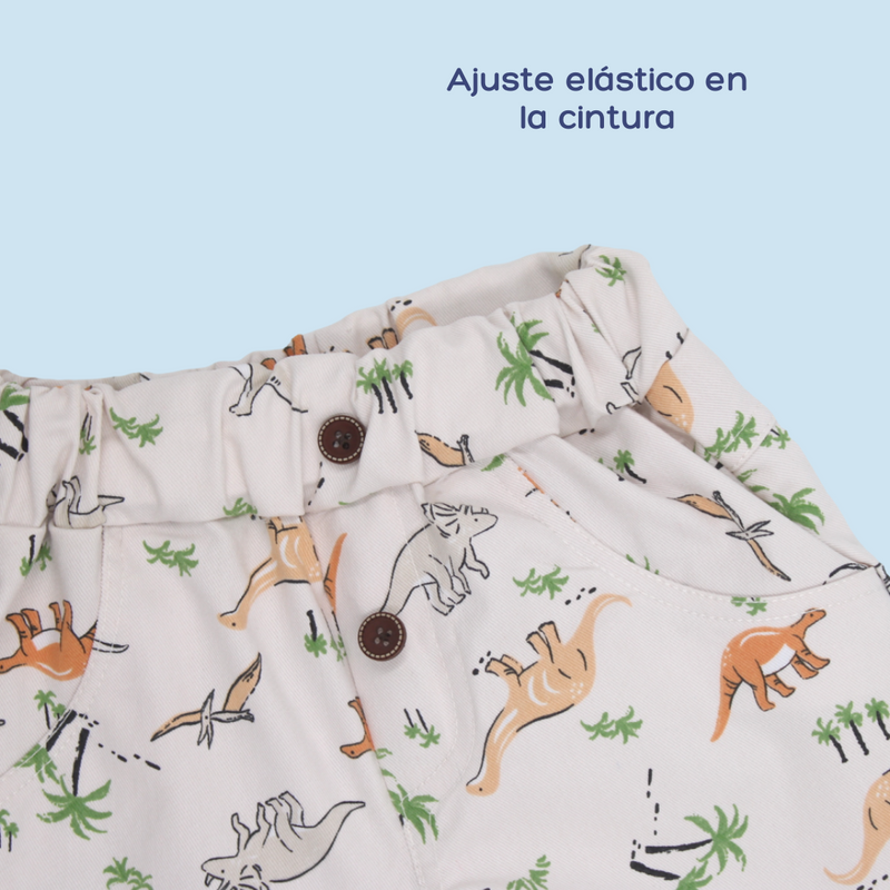 CONJUNTO BERMUDA DRIL 2116 CRECIENDO BABY