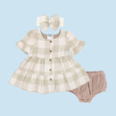 VESTIDO+ BALACA + PANTY 24001 BABY DANTS