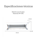 BAÑERA PLEGABLE ESTAMPADA, GOMA DE ALTA RESISTENCIA MK2024 MUNBE