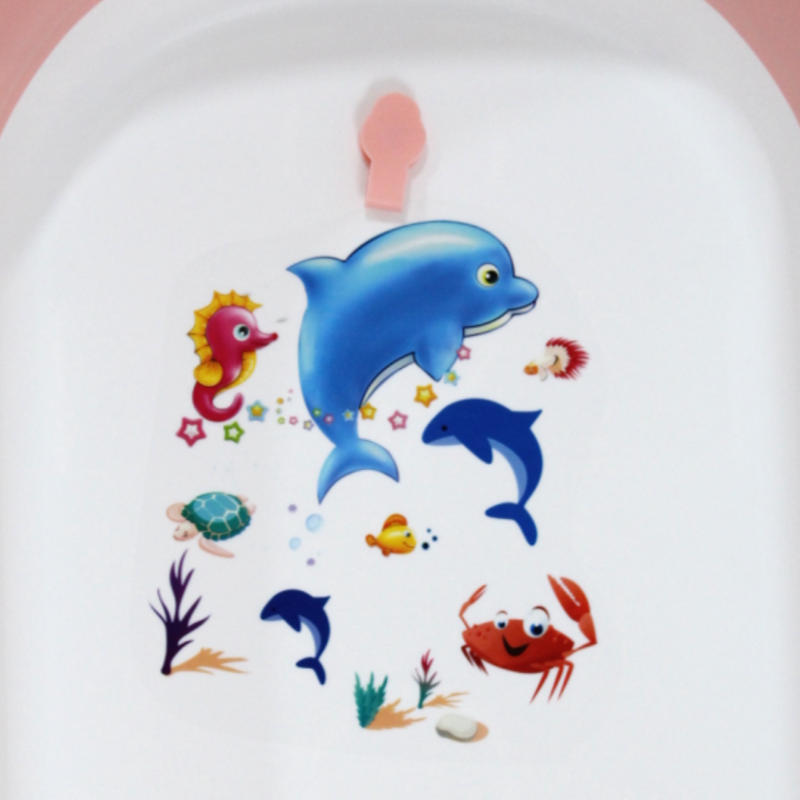 BAÑERA PLEGABLE ESTAMPADA, GOMA DE ALTA RESISTENCIA 190 MUNBE