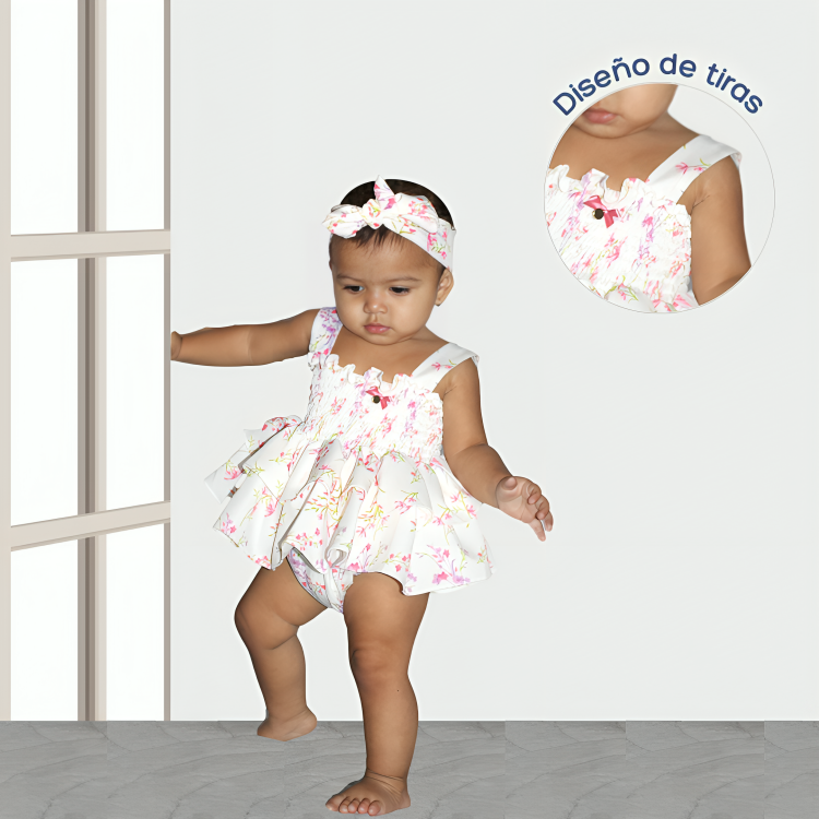 ASOLEADOR FLORES 2032 BLANCO CRECIENDO BABY