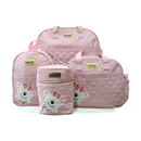 BOLSO PAÑALERA 4PZS 82309 MUNBE ROSADO