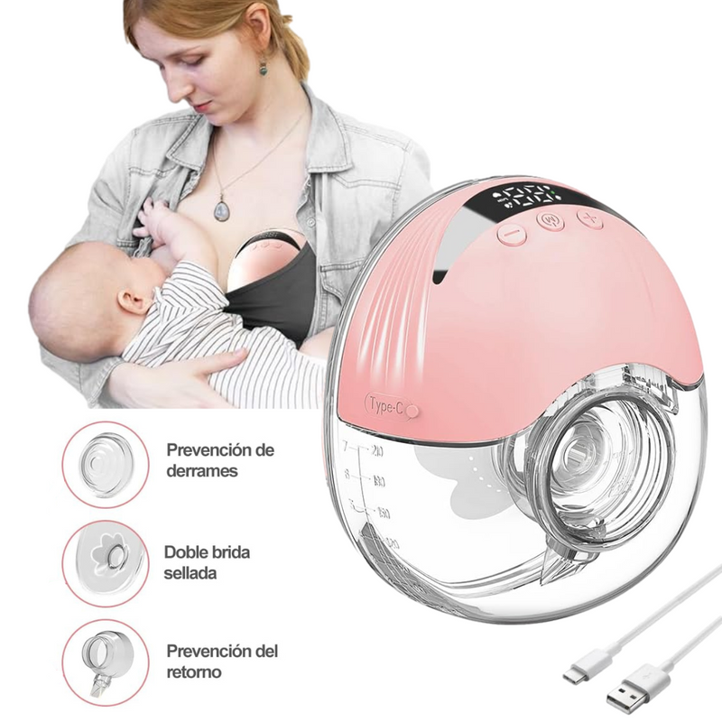 EXTRACTOR DE LECHE MATERNA ELECTRICO INALAMBRICO MANOS LIBRES MY-375 LA GLORIA