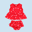 VESTIDO + CUCO CORAZÓN 1101 CRECIENDO BABY