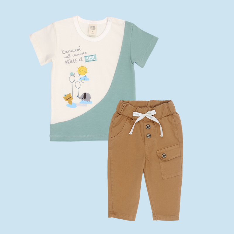 CONJUNTO PANTALON NIÑO 50101 FOR BABY