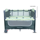 CUNA CORRAL SLEEP ZK005 3 EN 1: COLECHO, CUNA Y CORRAL PARA BEBÉS DE 0 A 3 AÑOS- AZUL-