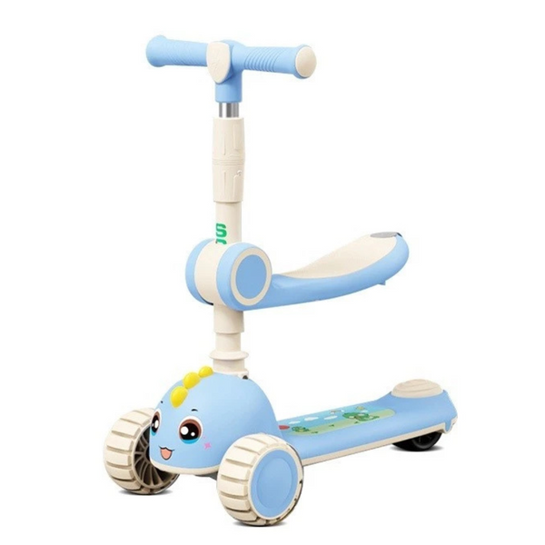 SCOOTER INFANTIL 3 EN 1 XB-238 MUNBE CELESTE