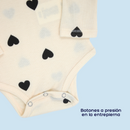 BODY MANGA LARGA CORAZONES 24172 BABY DANTS