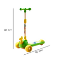 SCOOTER DINOSAURIO SK-8105 MUNBE VERDE