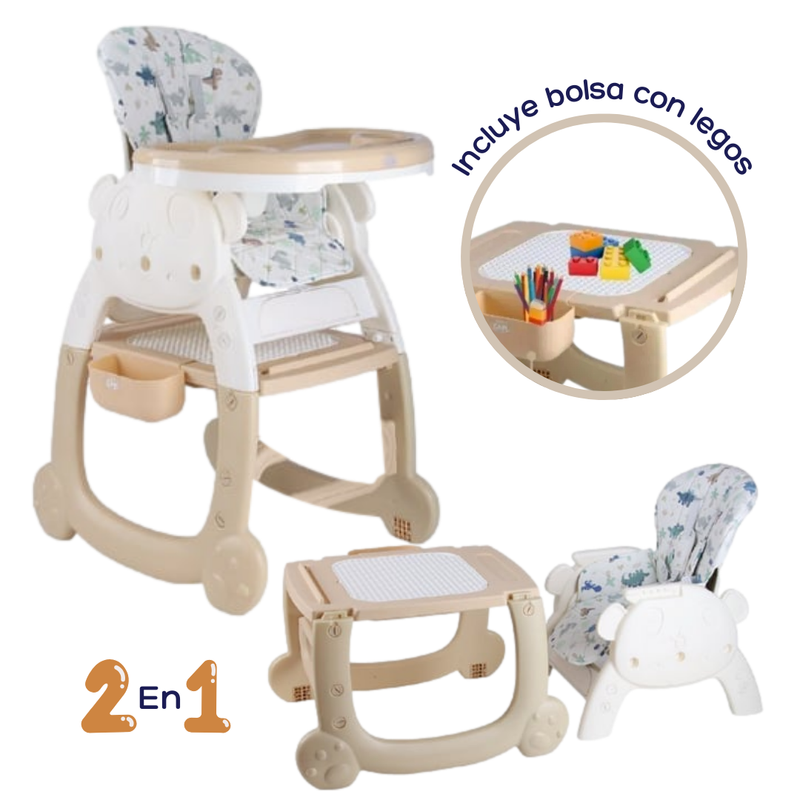 SILLA DE COMER ARTIST EB640 EBABY BEIGE