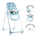 SILLA DE COMER ROMI - EB629 EBABY CELESTE