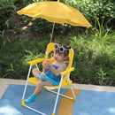 SILLA PLAYERA CON SOMBRILLA PARA NIÑOS ESTAMPADO DE TIBURON 093-557 MUNBE