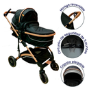 COCHE CUNA MOISES SUNDANCE EB157 EBABY NEGRO