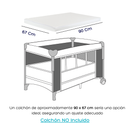 Cuna Corral Colecho Nala Eb751 Ebaby Azul