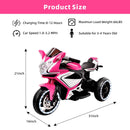 MOTO ELECTRICA - VELOCIDAD Y DIVERSIÓN PARA PEQUEÑOS AVENTUREROS J-MB3021 MUNBE ROSADO