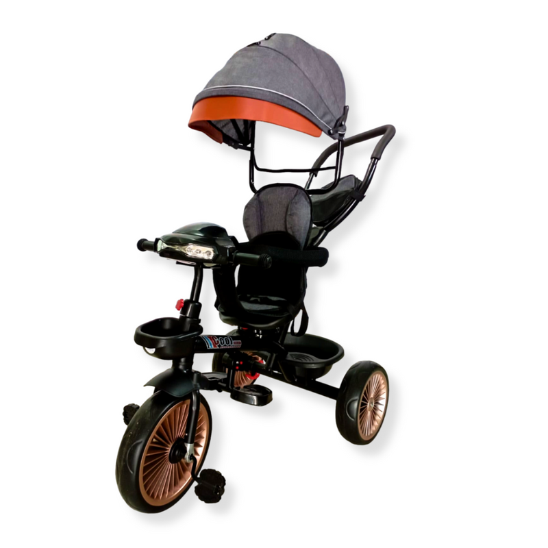 TRICICLO PASEADOR MUSICAL BXT-205/108H GRIS BABY KAYS