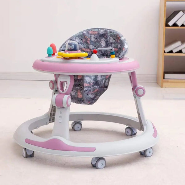 CAMINADOR PARA BEBÉ CON JUEGOS INTERACTIVOS Y-W417 MUNBE ROSADO