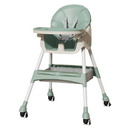 SILLA COMEDOR RUEDAS 1399-2 BABY KAYS MENTA