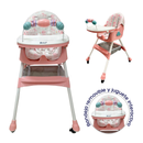SILLA COMEDOR LULU EB631-1 ROSADO EBABY -