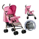 COCHE BASTON TRAVIS EB214-3A EBABY ROSADO