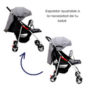 COCHE PASEADOR T016 BABY KAYS GRIS