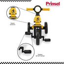 TRICICLO BALANCE FORZA 2 EN 1 PARA NIÑOS  Y NIÑAS ENTRE 2-4 AÑOS AMARILLO