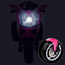 MOTO ELECTRICA - VELOCIDAD Y DIVERSIÓN PARA PEQUEÑOS AVENTUREROS J-MB3021 MUNBE ROSADO