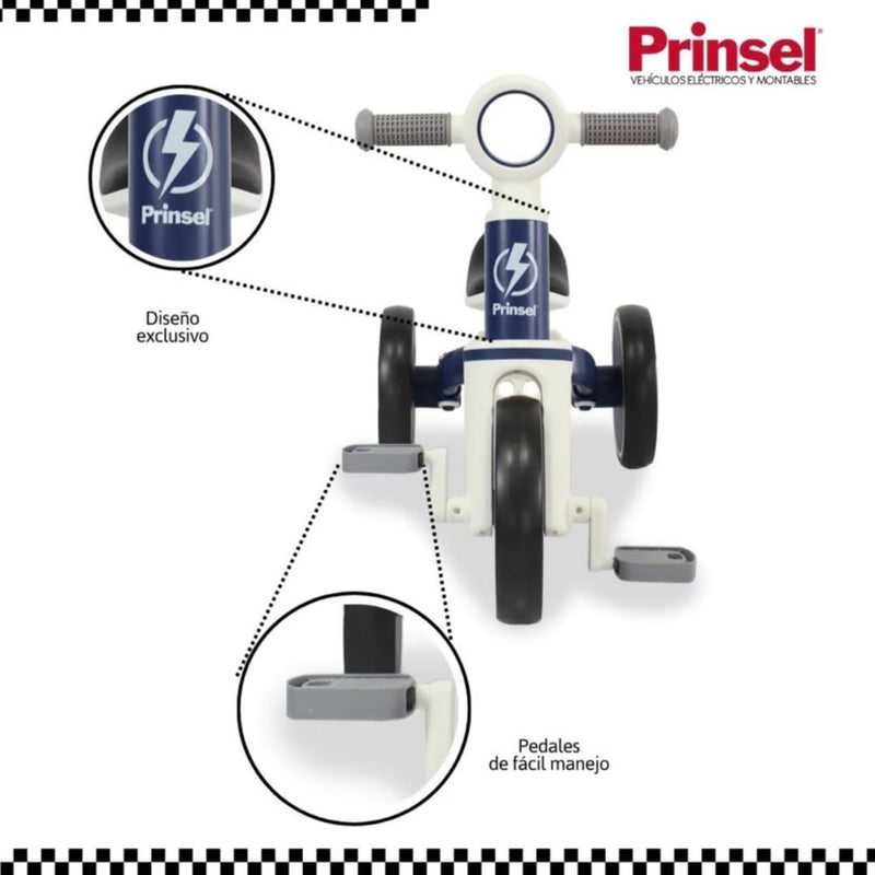 TRICICLO BALANCE FORZA 2 EN 1 PARA NIÑOS  Y NIÑAS ENTRE 2-4 AÑOS AZUL