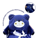 SILLA COMEDOR 3 en 1  (SILLA COMEDOR ALTA, BAJA Y BOOSTER)  MLU - AZUL BEBESITOS