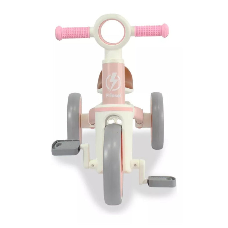 TRICICLO BALANCE FORZA 2 EN 1 PARA NIÑOS  Y NIÑAS ENTRE 2-4 AÑOS ROSADO