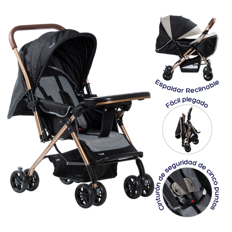 COCHE BON EB118 EBABY - NEGRO