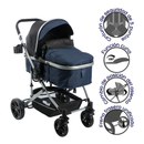 COCHE MOISES BIGI EB141 AZUL EBABY