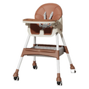 SILLA COMEDOR RUEDAS 1399-2 BABY KAYS SALMÓN