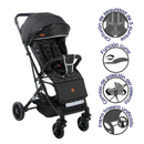 COCHE MALETA BALU EB138 NEGRO EBABY