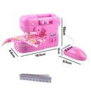 MAQUINA DE COSER INFANTIL ¡CREA, DISEÑA Y DIVIÉRTETE COMO UNA VERDADERA DISEÑADORA!YH178-1 MUNBE