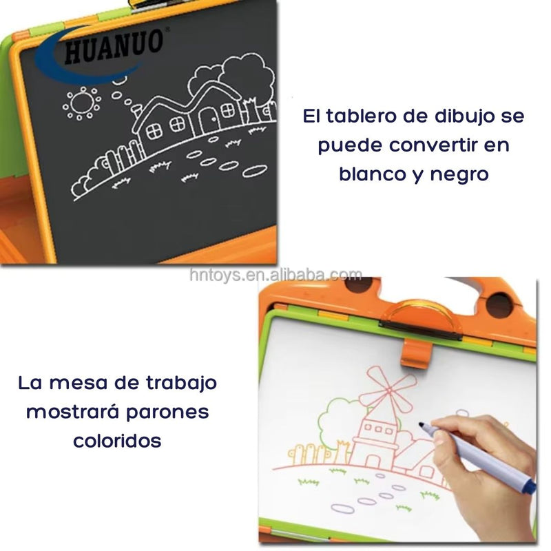 TABLERO INFANTIL 2 EN 1 ¡DIVERSIÓN Y CREATIVIDAD EN UN SOLO LUGAR! 8817 MUNBE