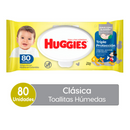 TOALLITAS HÚMEDAS CLÁSICAS HUGGIES X80 UND