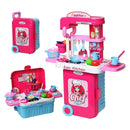 SET COCINA 3 EN 1 - MALETA, CARRITO Y COCINA COMPLETA 008-951A MUNBE