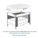 CUNA CORRAL SLEEP NZ006 3 EN 1: COLECHO, CUNA Y CORRAL PARA BEBÉS DE 0 A 3 AÑOS- AZUL