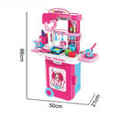 SET COCINA 3 EN 1 - MALETA, CARRITO Y COCINA COMPLETA 008-951A MUNBE