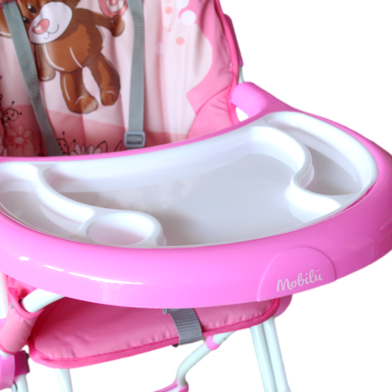 SILLA COMEDOR MLU-1062 BEBESITOS ROSADA