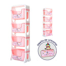 ESTANTE ORGANIZADOR DECORATIVO UNICORNIO 4 NIVELES ARMATY