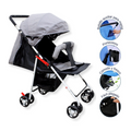 COCHE PASEADOR T016 BABY KAYS GRIS