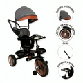 TRICICLO PASEADOR MUSICAL BXT-205/108H GRIS BABY KAYS