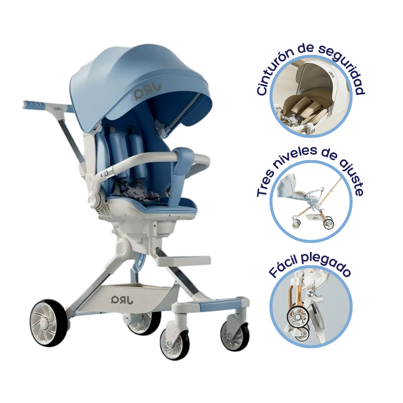 TRICICLO PASEADOR MULTIFUNCIONAL 666-5 AZUL MUNBE