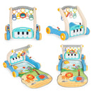 GIMNASIO PIANO ANDADERA 2 EN 1 HE0637 AZUL BABY KAYS