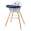 SILLA COMEDOR MADERA 301AH-868 BABY KAYS AZUL TURQUÍ