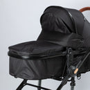 Coche cuna moisés de lujo ROMÁN- EB 163 NEGRO EBABY