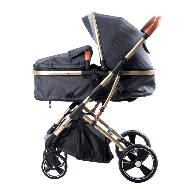COCHE CUNA MOISES SATURNO EB126 NEGRO EBABY