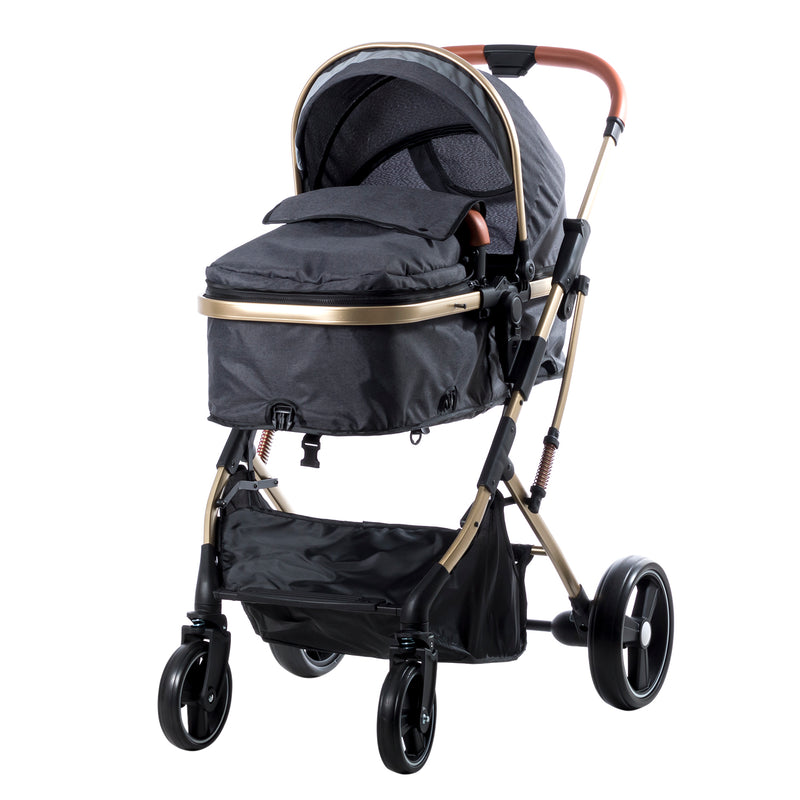 COCHE CUNA MOISES SATURNO EB126 NEGRO EBABY